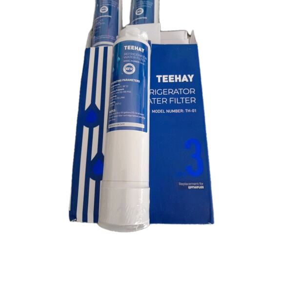 Teehay TH-01 REFRIGERATOR Water Filter, EPTWFU01, Purification 3 Pack - Picture 4 of 7